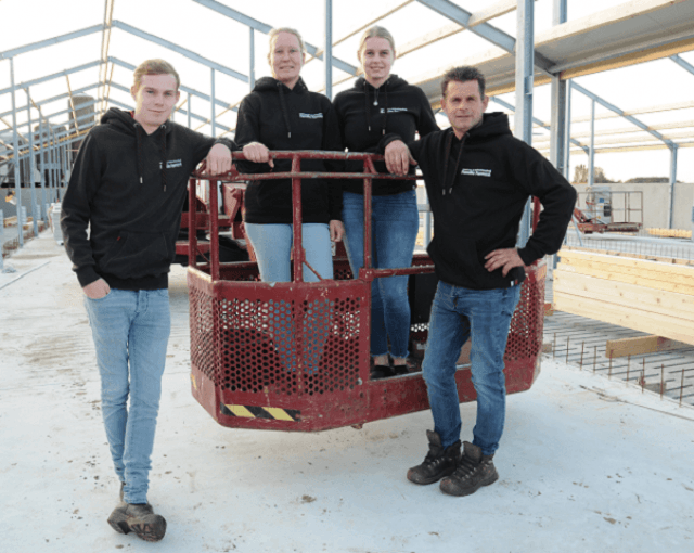 Nieuwe stal klaar voor levering dagverse mest